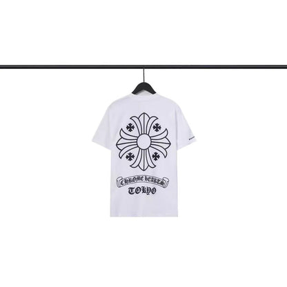 CHH Chrome Heart T Shirts Croix Cross Gypsy Cotton Crew Neck Short Sleeve T-Shirt