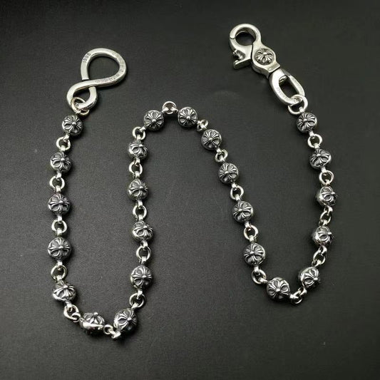 Chrome Hearts Necklace Vintage Cross Pant Chain Bag Chain