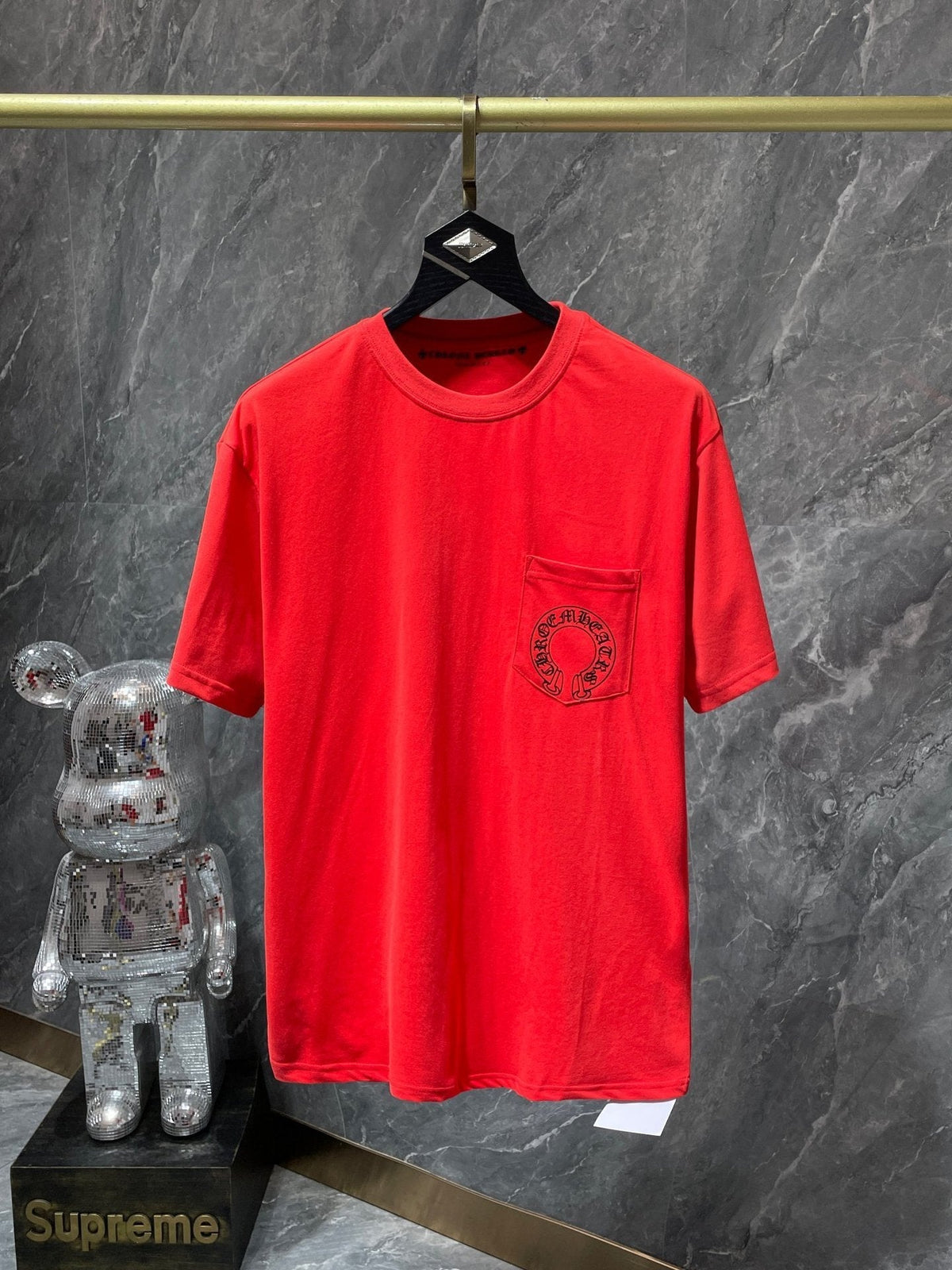 CHH Chrome Hearts T Shirts Mouth Short Sleeve T-shirt Men and Women