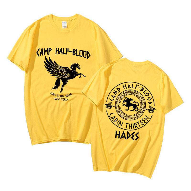 Camp Half Blood Double Sided Graphic T Shirts Men Women