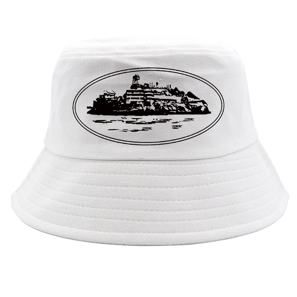 Corteiz Hat bucket hat casual print summer outdoor casual sun hat