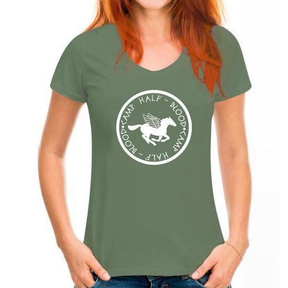 Camp Half Blood Logo ManT-Shirt T Shirts Short Sleeve Leisur