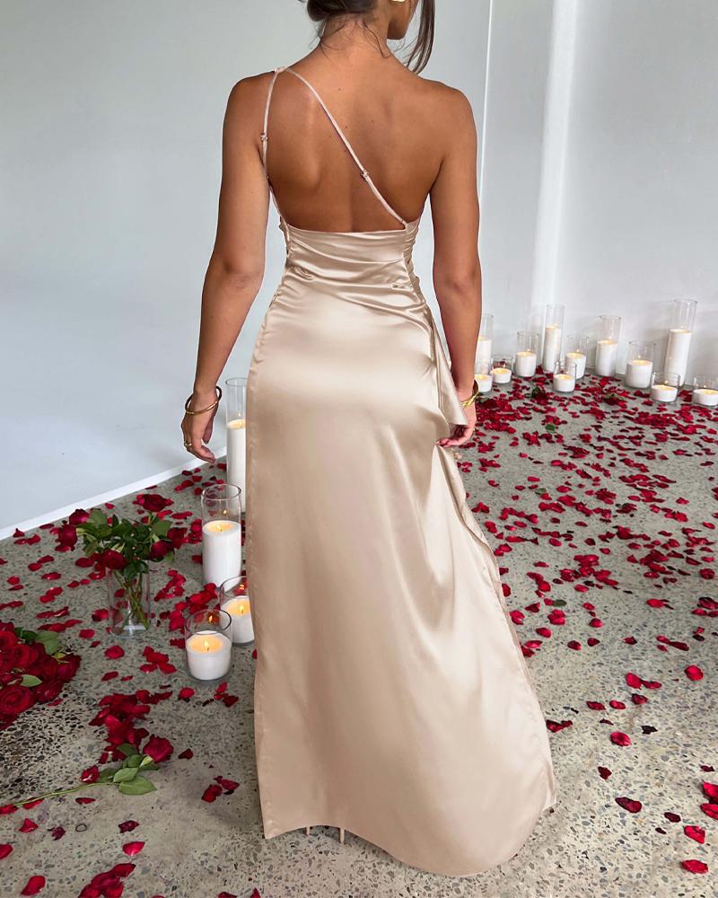 Corset Dress Autumn and Winter Sleeveless Sling Bridesmaid Dress Backless Slim Fit Sheath