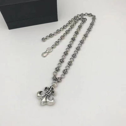 Chrome Hearts Necklace Vintage Cross Chain for Men and Women