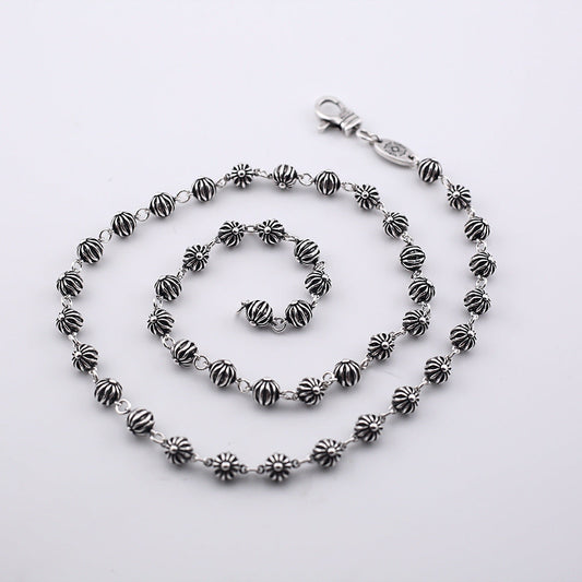 Chrome Hearts Necklace Cross Flower Versatile Simple Men's and Women's