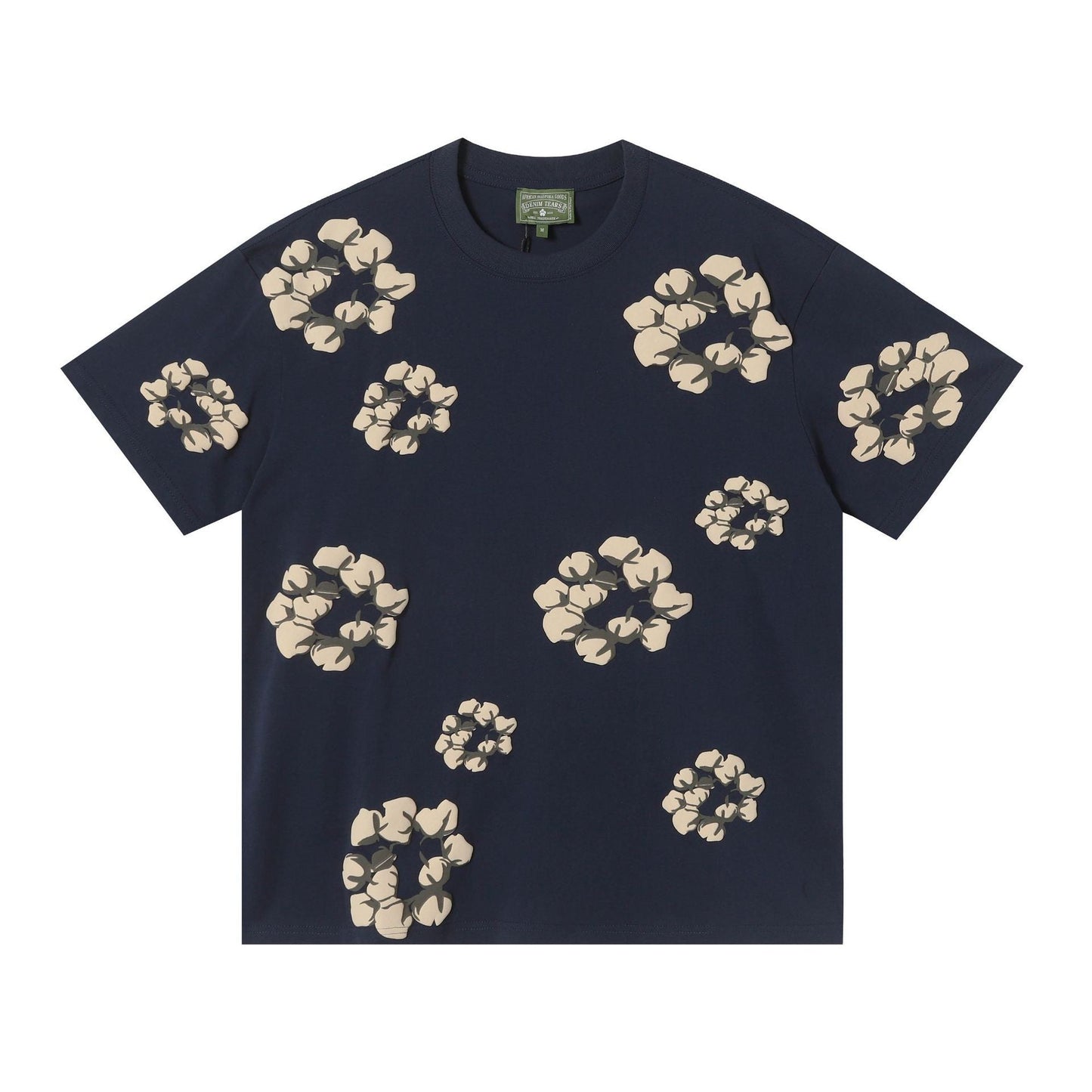 Denim Tears Shirt/Shorts (purchased Separately) Foam Print Short Sleeve T-Shirt