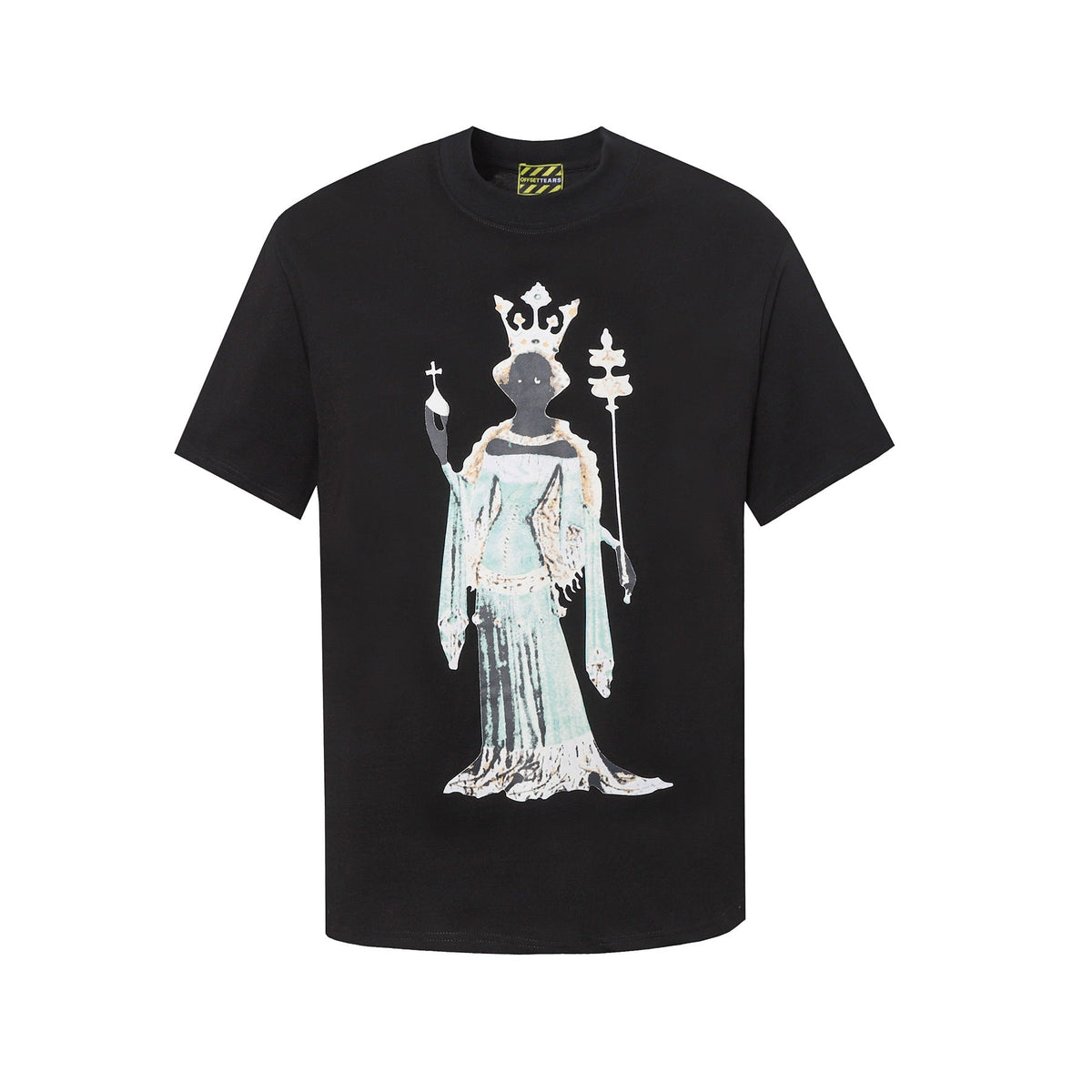 Denim Tears T Shirts 24S Kapok Geometric Pattern Short Sleeve T-shirt