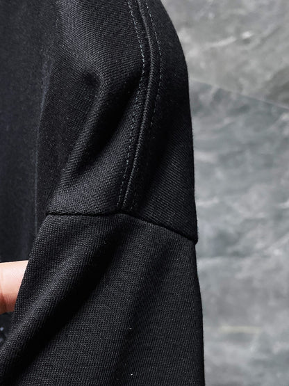 Chh Chrome Hearts T Shirts Summer Sanskrit Patch Embroidery Casual Sports Short Sleeve T-Shirt