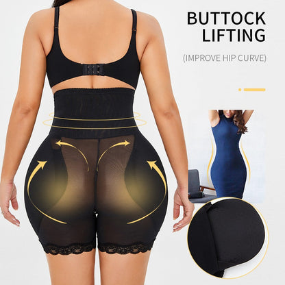 Butt lifter high waist hip enlargement sponge pad tummy control body shaping