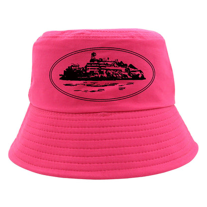 Corteiz Hat bucket hat casual print summer outdoor casual sun hat