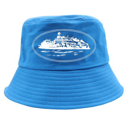 Corteiz Hat bucket hat casual print summer outdoor casual sun hat