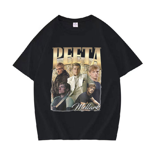 Classic Peeta Mellark Josh Hutcherson Graphic T-Shirt Men's
