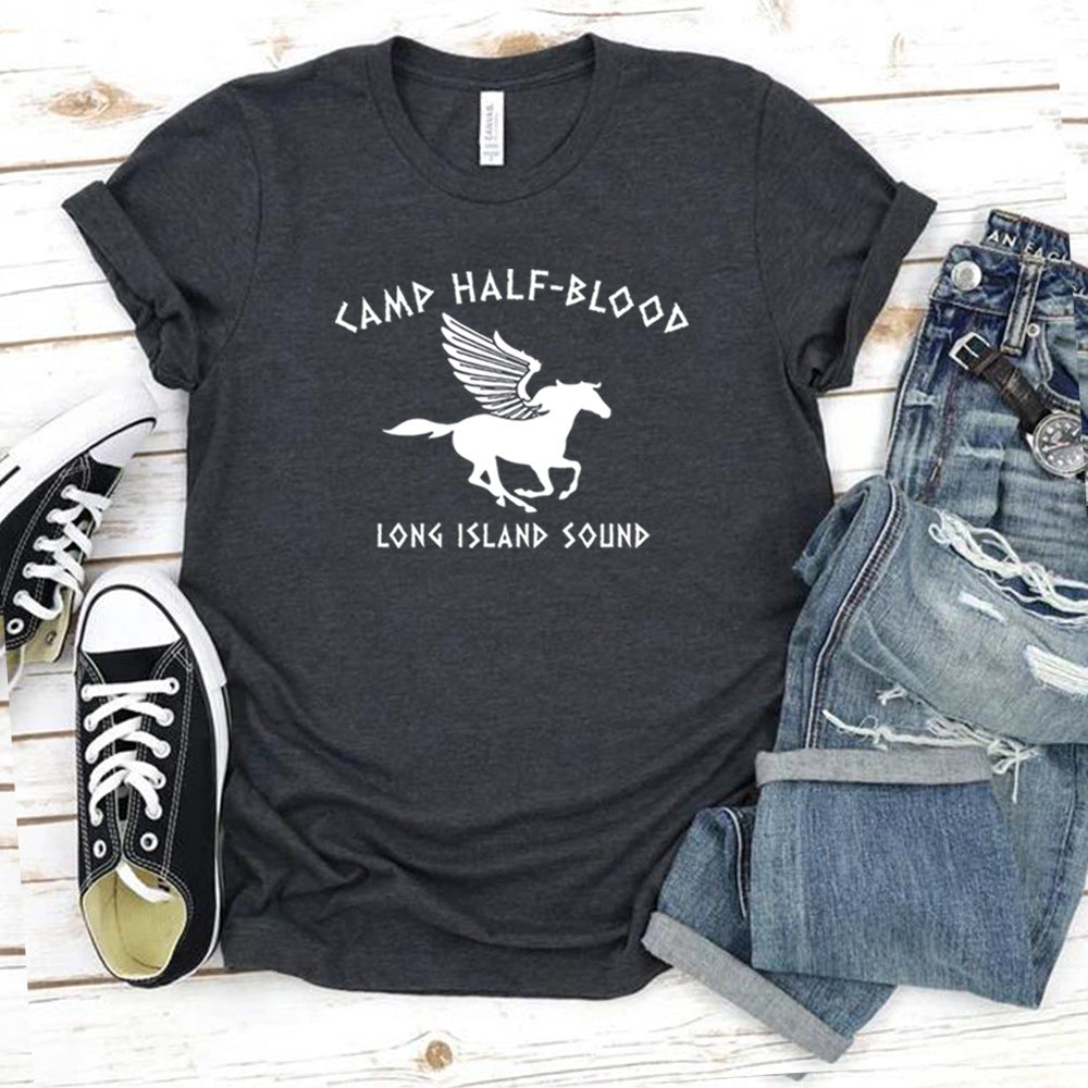 Camp Half Blood T Shirt Percy Jackson T-shirts Women Clothing