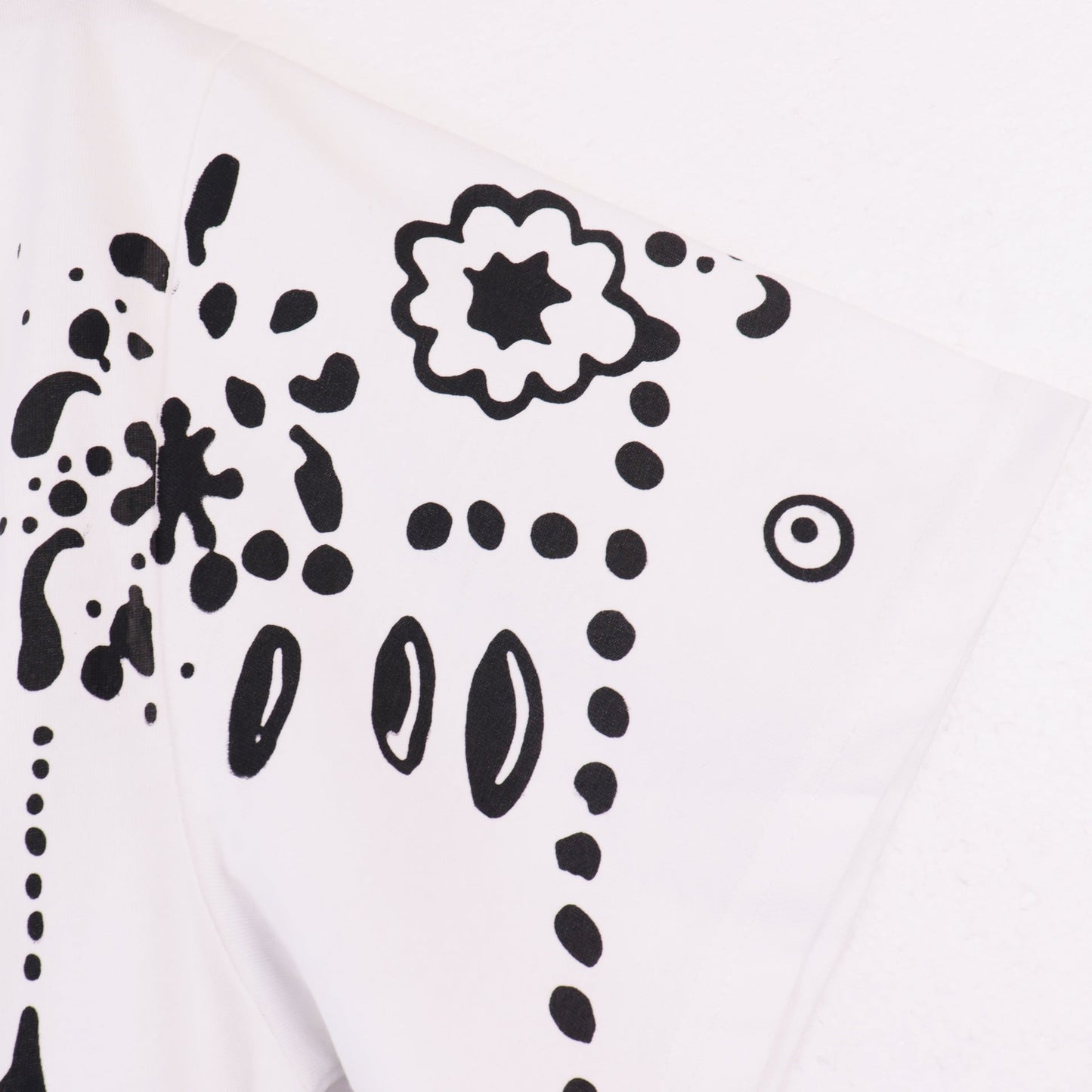 Denim Tears T Shirts D.T Kapok Full Printed Graffiti Printing Short Sleeve T-shirt