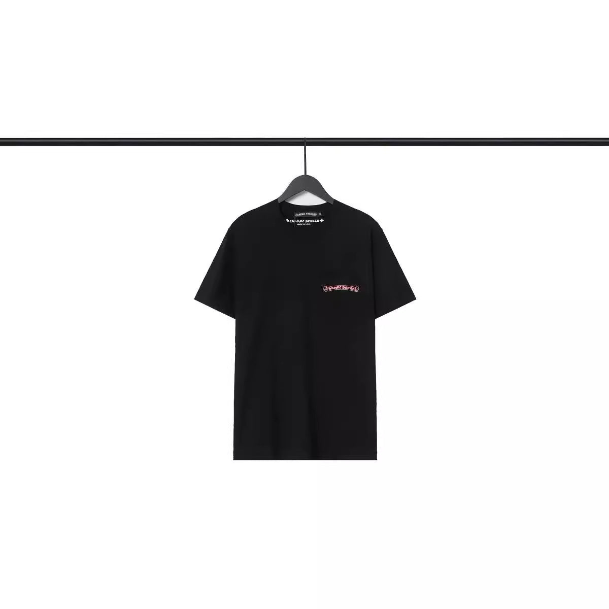 CHH Chrome Heart T Shirts Croix Cross Cotton Crew Neck Short Sleeve T-Shirt