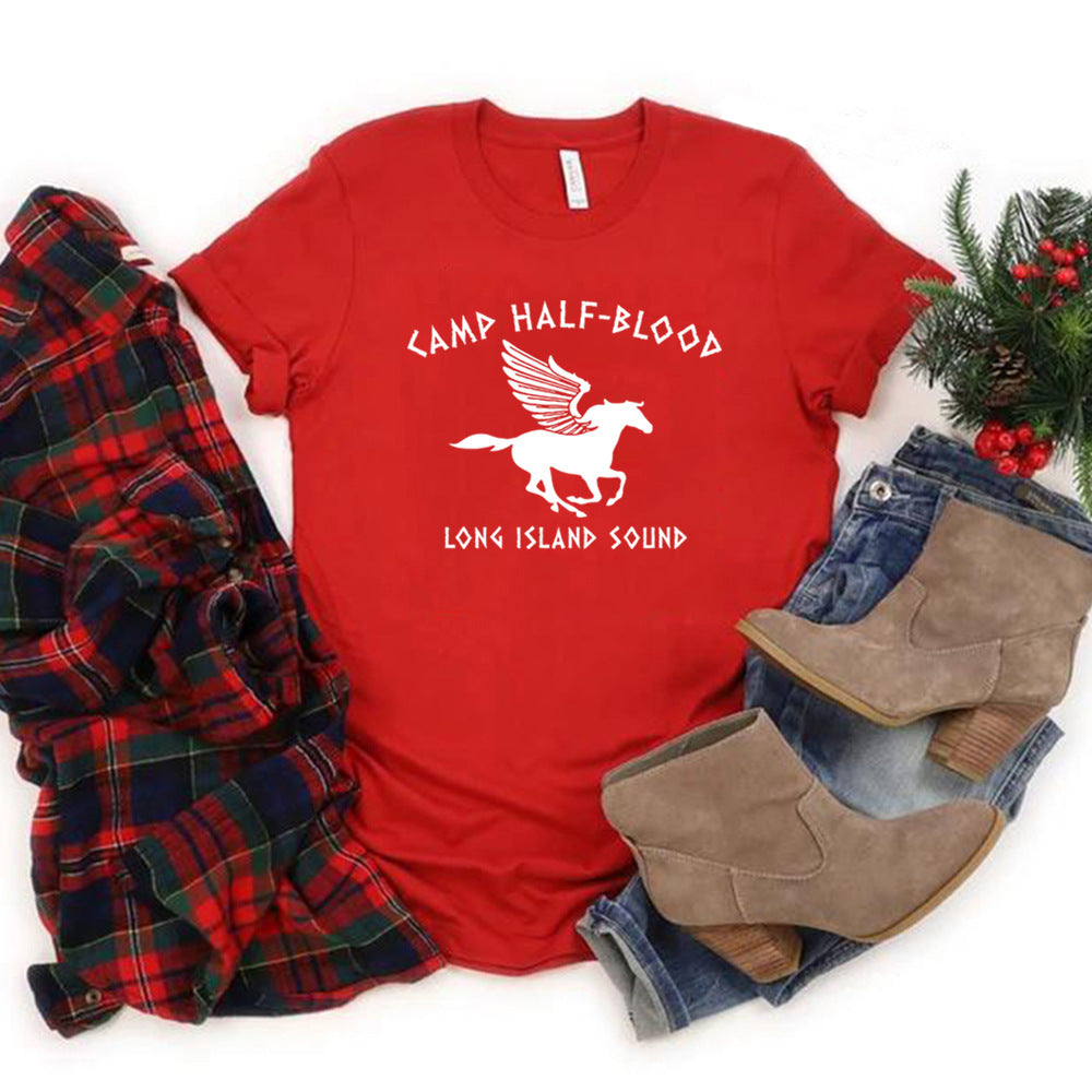 Camp Half Blood T Shirt Percy Jackson T-shirts Women Clothing