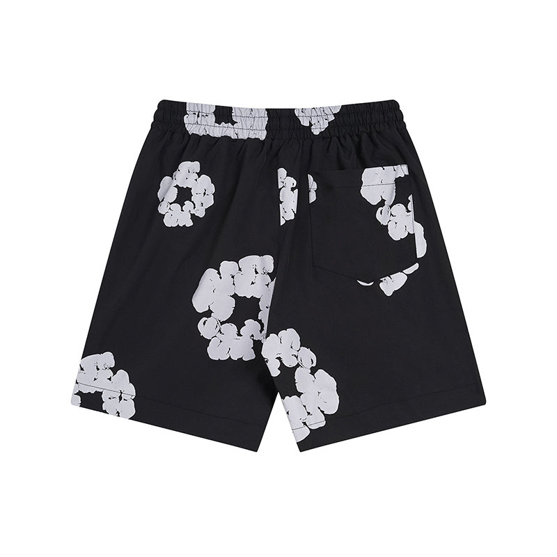 Denim Tears Outfit:T Shirt/Shorts (Separate Purchase Options) Shirt Loose Shorts Men and Women Casual Suit