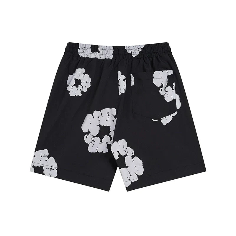 Denim Tears Outfit:T Shirt/Shorts (Separate Purchase Options) Shirt Loose Shorts Men and Women Casual Suit
