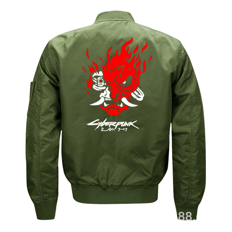 Cyberpunk 2077 Jacket Cyberpunk Sweater Pilot Jacket