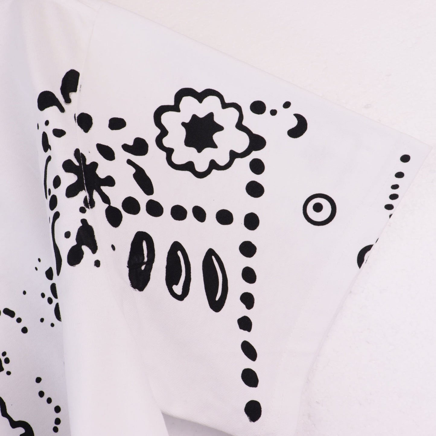 Denim Tears T Shirts D.T Kapok Full Printed Graffiti Printing Short Sleeve T-shirt