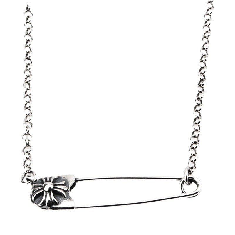 Chrome Hearts Necklace Vintage Cross Pin Necklace Men's and Women's