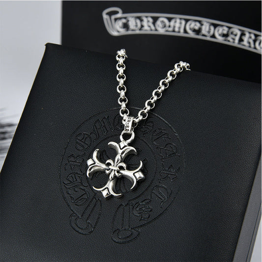 Chrome Hearts Necklace Men's and Women's Cross Necklace