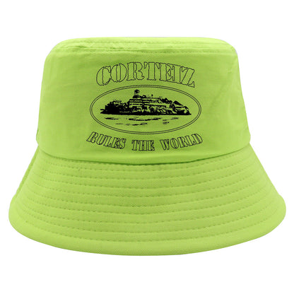 Corteiz Hat bucket hat casual print summer outdoor casual sun hat