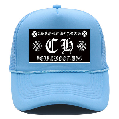 Chrome Heart Hat CH Baseball Cap Printed Trendy Shade Mesh Cap