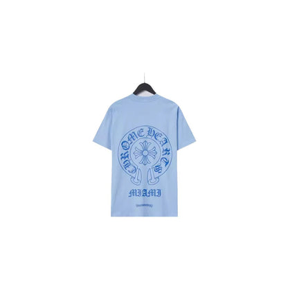 CHH Chrome Heart T Shirts Chrome Hearts Sanskrit Horseshoe Pattern Short Sleeve T-Shirt