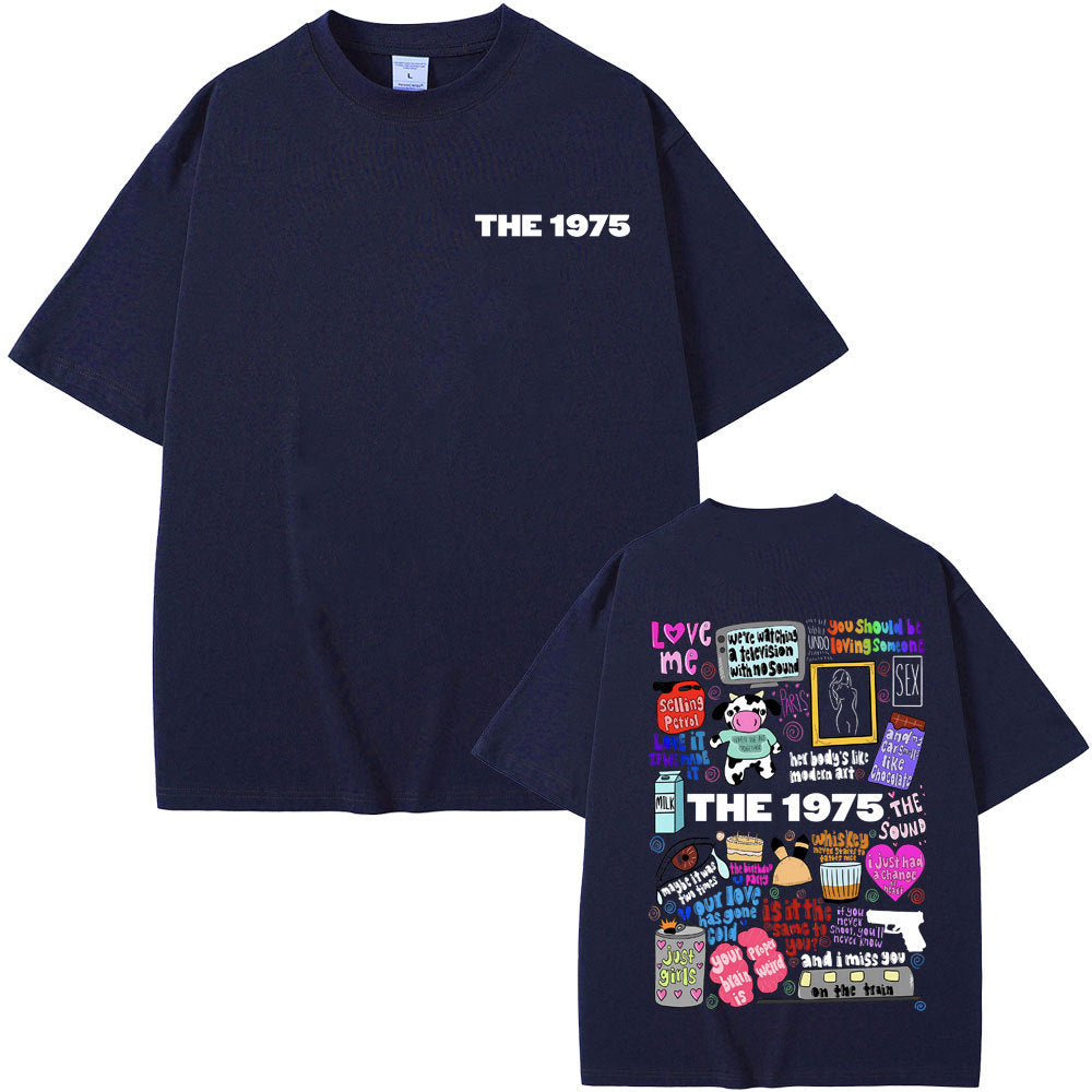 British Indie Alternative Rock Band The 1975 Lyric Graphic