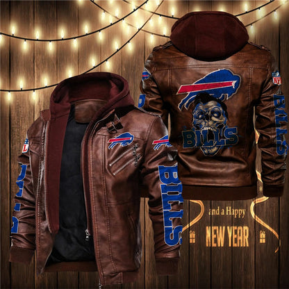 Cyberpunk 2077 Jacket Bill Detachable Pu Motorcycle Printed Leather Jacket