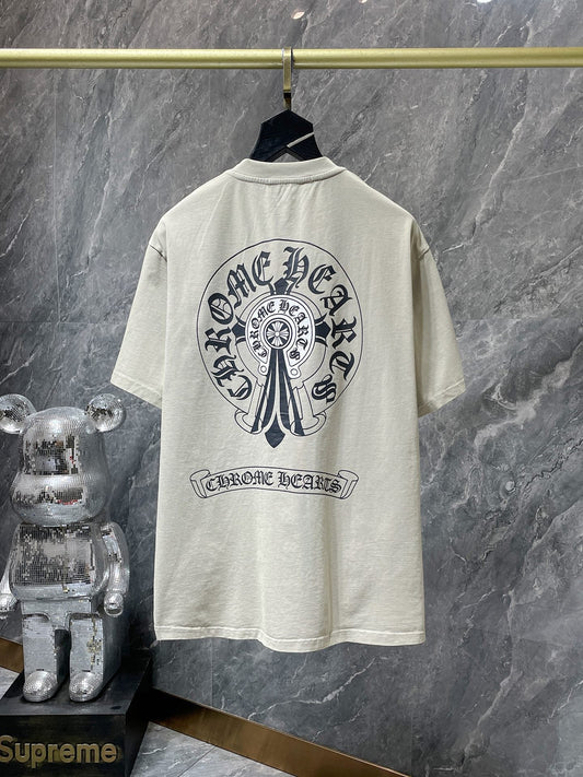 Chh Chrome Hearts T-Shirts Summer Short Sleeve T-Shirts