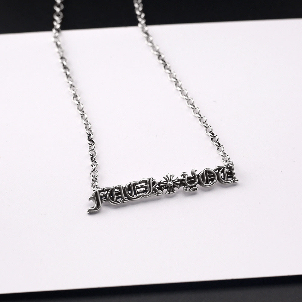 Chrome Hearts Necklace Vintage Male and Female Collarbone Chains