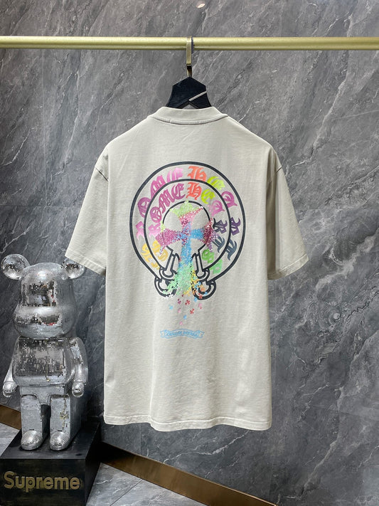 Chh Chrome Hearts T-Shirts Summer Short Sleeve T-Shirts