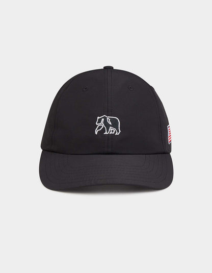 Patriotic Performance Cap in Black