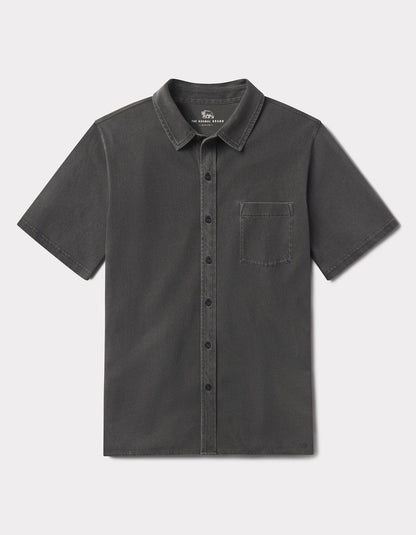 Normal Jersey Button Up in Shadow