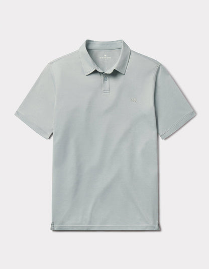 Performance Pique Polo in Sea Glass