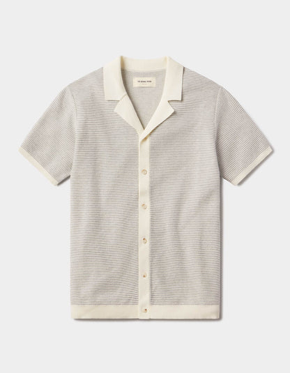 Robles Birdseye Knit Camp Button Up