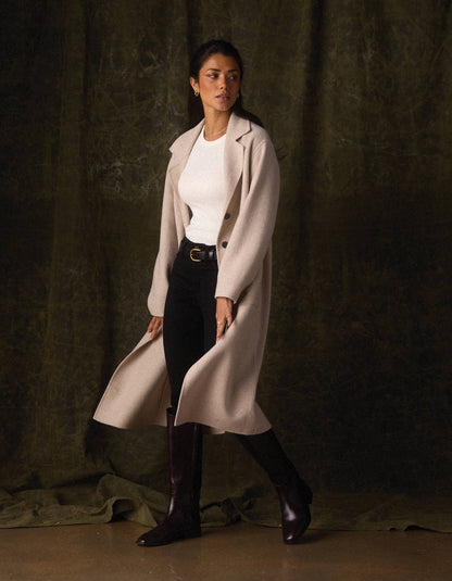 Duster Coat in Oat