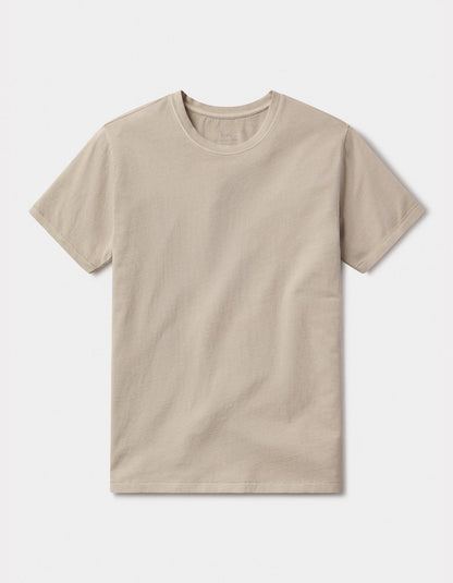 Normal Jersey Classic Tee in Pumice