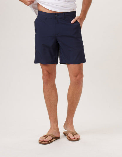 Hybrid Short in Navy