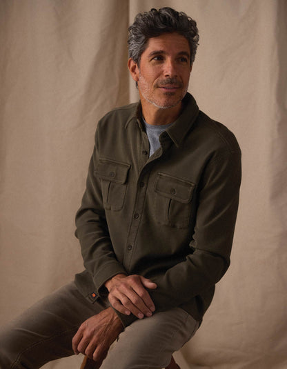 Comfort Terry Shirt Jacket