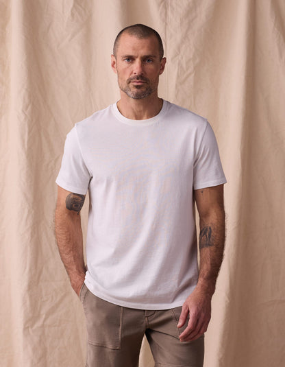 Normal Jersey Classic Tee in White
