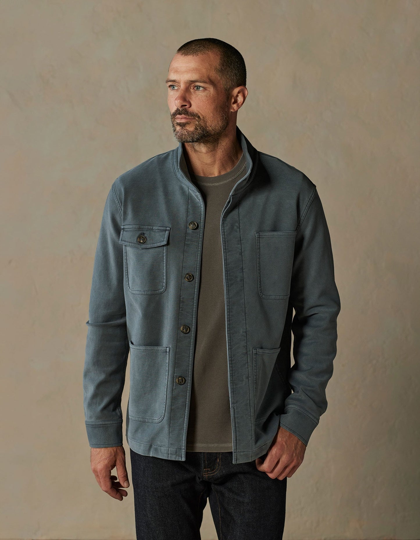 Comfort Terry Chore Coat