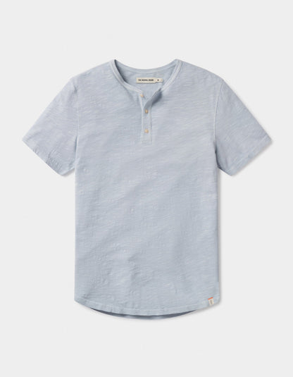 Vintage Slub Henley in Mist