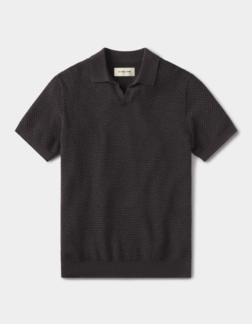 Robles Knit Jacquard Polo