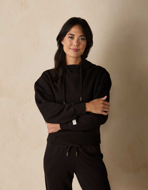 Jackie Premium Fleece Boxy Skimmer Hoodie