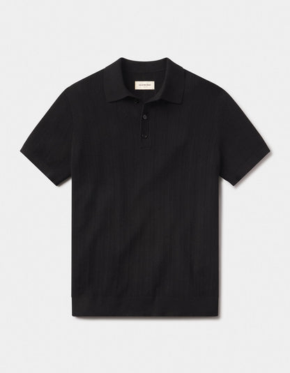 Robles Textured Knit Polo