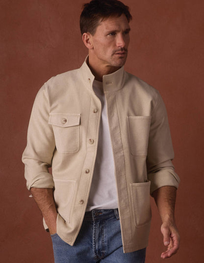 Comfort Terry Chore Coat in Birch