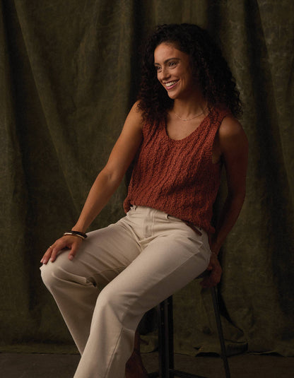 Louise Scoop Neck Tank
